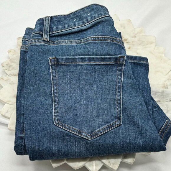 Lane Bryant Flex Magic Waistband Mid Rise Bootcut Stretch Blue Jeans Denim Sz 14 - Picture 9 of 11